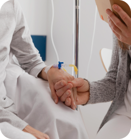 Промивання в/щ пазух через катетер